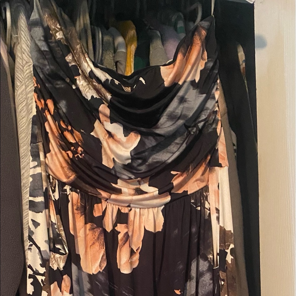 Floral maxi dress